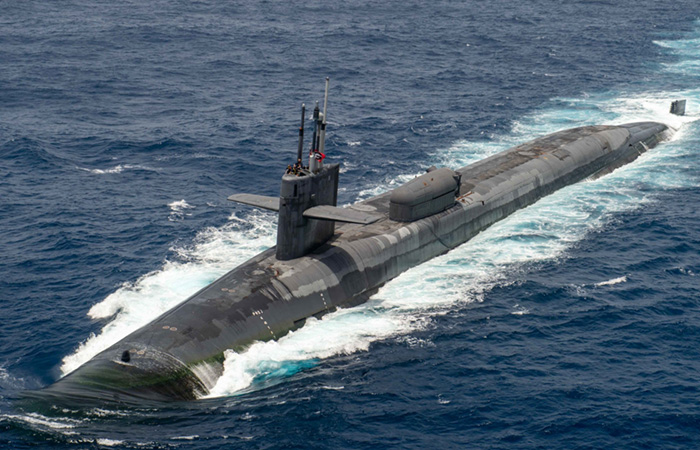 Американская АПЛ USS Georgia SSGN-729./ Фото: ren.tv Американская АПЛ USS Georgia SSGN-729./ Фото: ren.tv