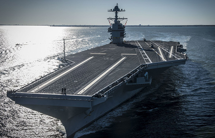 Авианосец USS Gerald R Ford./ Фото: rbc.ru Авианосец USS Gerald R Ford./ Фото: rbc.ru