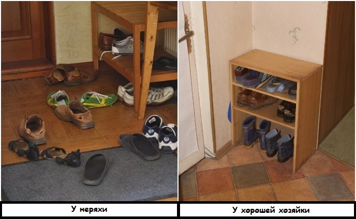 Предусмотрите для обуви отдельную тумбу Предусмотрите для обуви отдельную тумбу