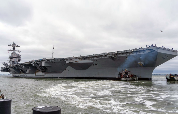 Авианосец USS Gerald R. Ford./ Фото: cnn.com