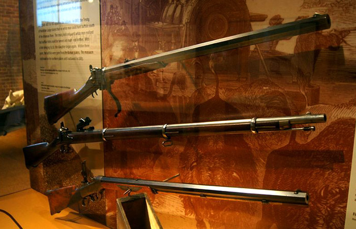 Винтовка Sharps Model 1874./ Фото: pinterest.com Винтовка Sharps Model 1874./ Фото: pinterest.com