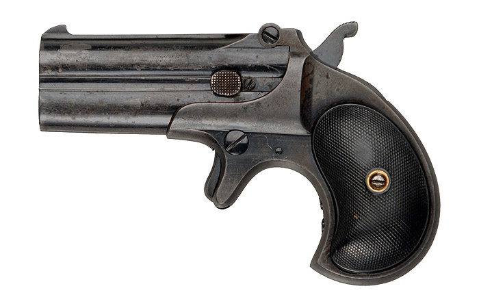 Пистолет Double Derringer./ Фото: imfdb.org Пистолет Double Derringer./ Фото: imfdb.org