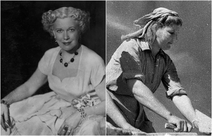 Эталон женской красоты 1940-х / Источник: pinterest.com Эталон женской красоты 1940-х / Источник: pinterest.com
