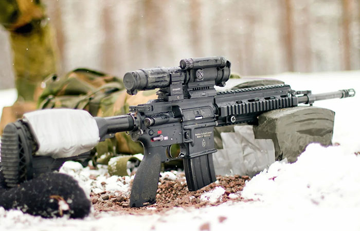 Штурмовая винтовка Heckler & Koch 416./ Фото: goodfon.ru Штурмовая винтовка Heckler & Koch 416./ Фото: goodfon.ru