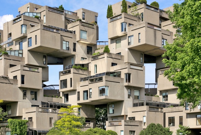 Жилой комплекс Habitat'67, спроектированный Моше Сафди (Монреаль, Канада). | Фото: wikipedia.org. Жилой комплекс Habitat'67, спроектированный Моше Сафди (Монреаль, Канада). | Фото: wikipedia.org.