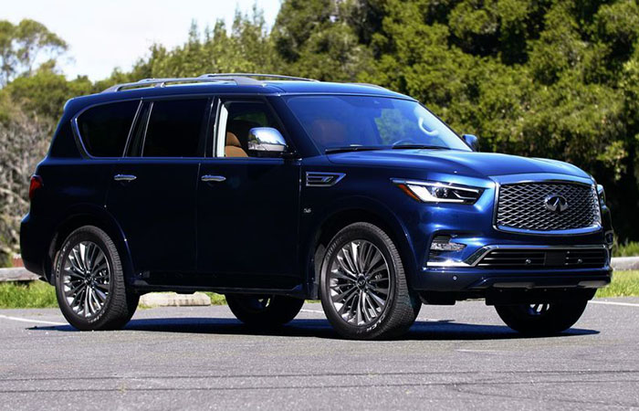 Рамный внедорожник Infiniti QX80./ Фото: autotras.com Рамный внедорожник Infiniti QX80./ Фото: autotras.com