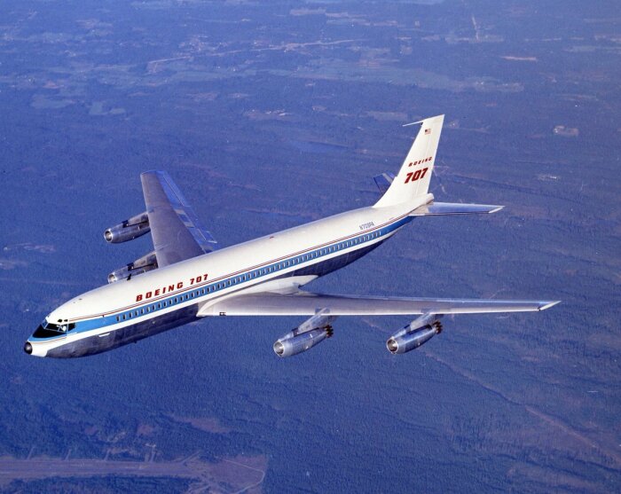 С Боинга 707 началась нумерация /Фото:dzen.ru С Боинга 707 началась нумерация /Фото:dzen.ru