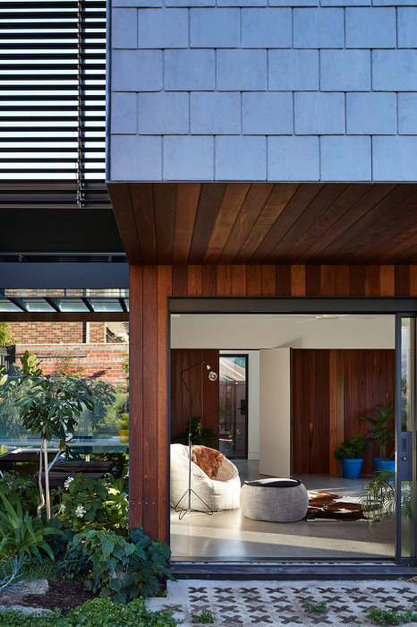 Музыкальная студия в Charles House. | Фото: homeadore.com.