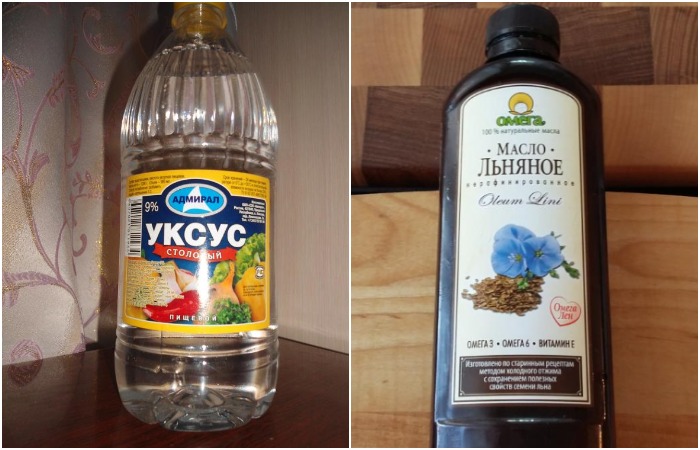 Смесь уксуса и льняного масла подарит линолеуму блеск Смесь уксуса и льняного масла подарит линолеуму блеск