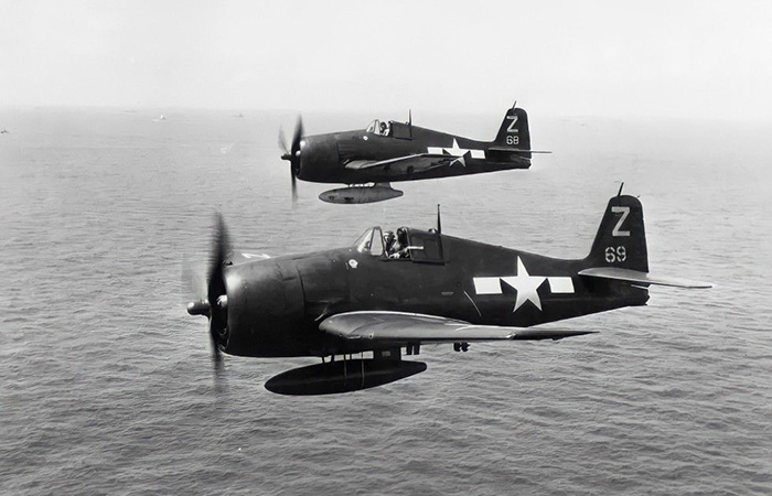 Истребители F6F Hellcat./ Фото: pinterest.com