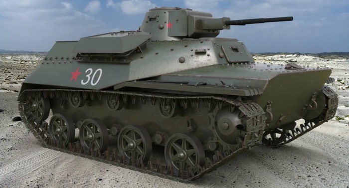Выпуск танка Т-40 продолжался до 1941 года/ Фото: auto.ru Выпуск танка Т-40 продолжался до 1941 года/ Фото: auto.ru
