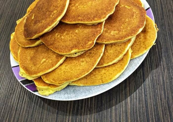 Панкейки кукурузные. / Фото: cookpad.com Панкейки кукурузные. / Фото: cookpad.com