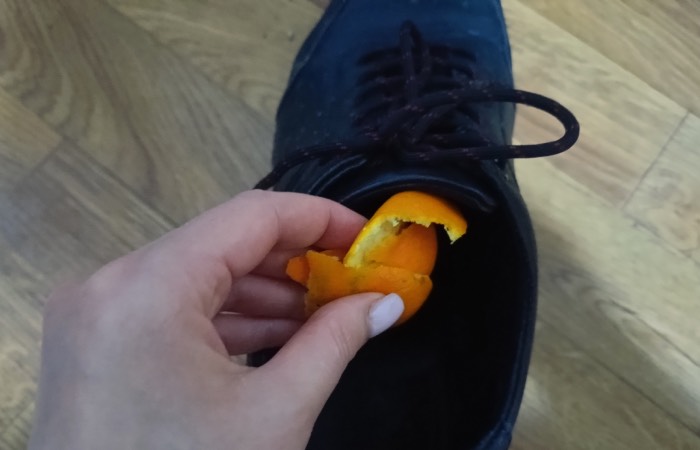 Мандариновые корки придадут вашей обуви нужный аромат! Мандариновые корки придадут вашей обуви нужный аромат!