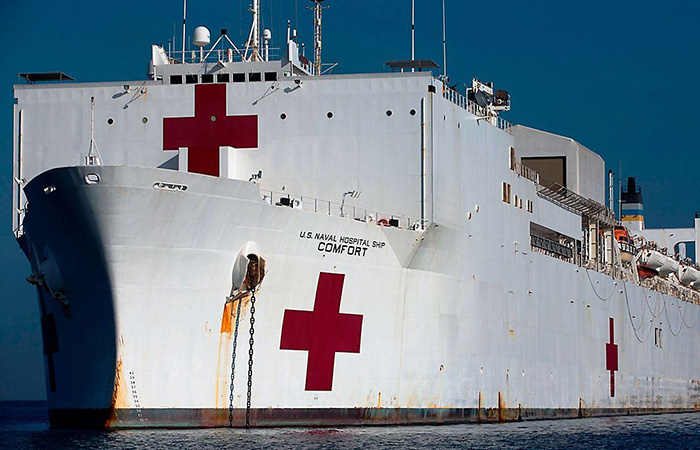 USNS Comfort./ Фото: ny1.com
