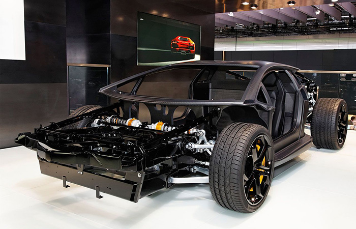 Шасси Lambo Aventador./ Фото: pinterest.com Шасси Lambo Aventador./ Фото: pinterest.com