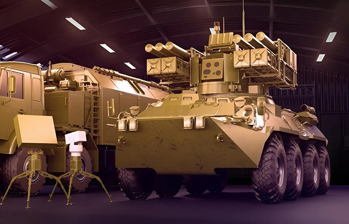 Зенитный ракетный комплекс «Крона-Э»./ Фото: kalashnikovgroup.ru Зенитный ракетный комплекс «Крона-Э»./ Фото: kalashnikovgroup.ru