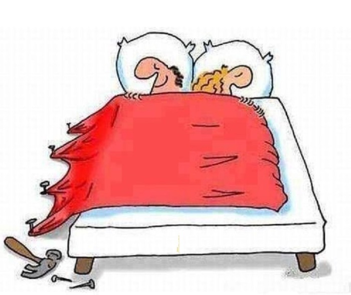Перетягивать одеяло так со знанием дела! / Фото: pinterest.com Перетягивать одеяло так со знанием дела! / Фото: pinterest.com