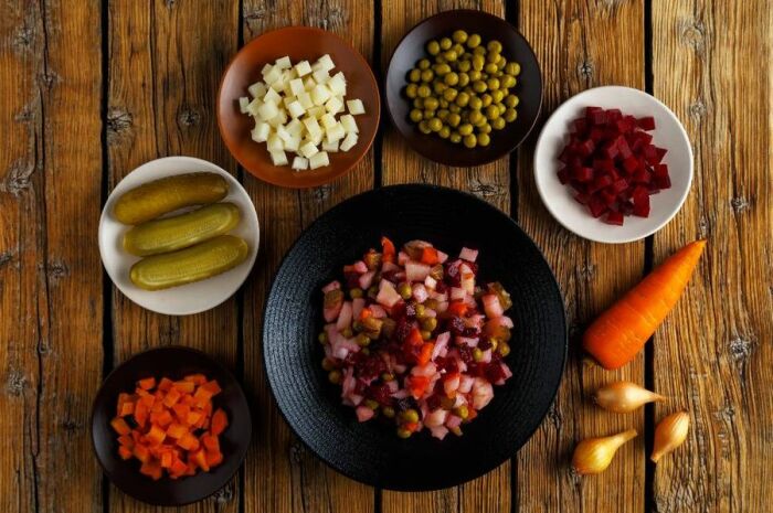 Лёгкий и очень вкусный салат винегрет. Фото: google.com. Лёгкий и очень вкусный салат винегрет. Фото: google.com.