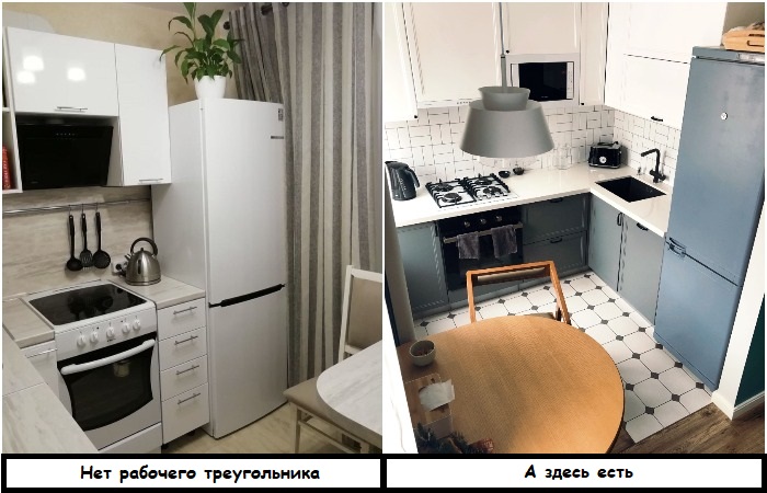 Удобнее, когда раковина находится рядом с холодильником Удобнее, когда раковина находится рядом с холодильником