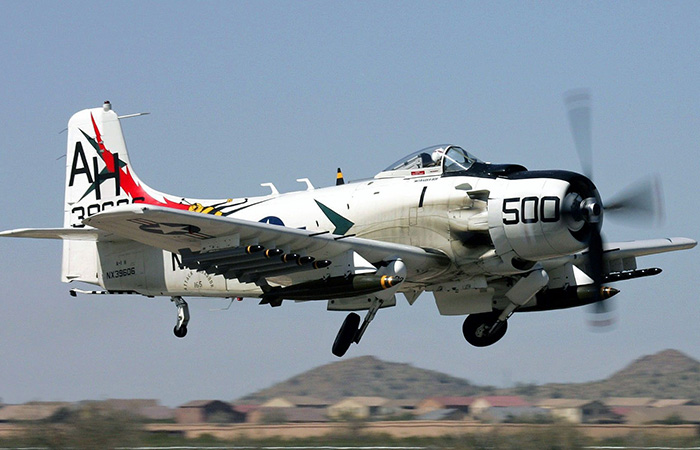 A-1 Skyraider./ Фото: pinterest.com A-1 Skyraider./ Фото: pinterest.com