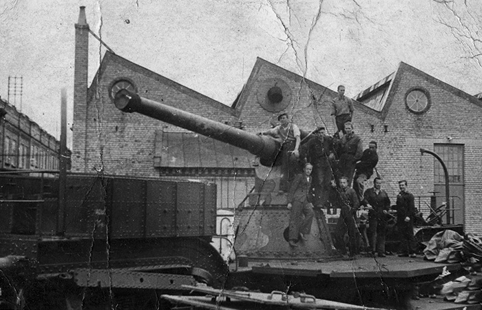 Железнодорожное орудие СССР./ Фото: vitber.com Железнодорожное орудие СССР./ Фото: vitber.com