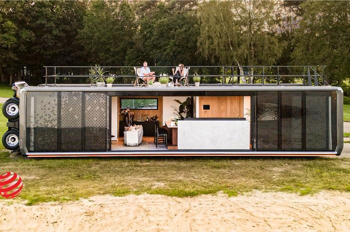 Крыша Expandable Mansion может быть функциональной. | Фото: techeblog.com. Крыша Expandable Mansion может быть функциональной. | Фото: techeblog.com.