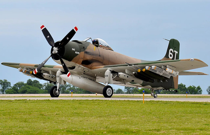 A-1 Skyraider./ Фото: dzen.ru A-1 Skyraider./ Фото: dzen.ru