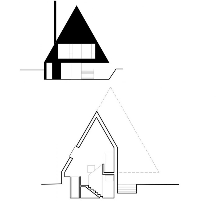 Структура загородного дома Fahouse, спроектированного архитектором Жаном Вервилем. Структура загородного дома Fahouse, спроектированного архитектором Жаном Вервилем.