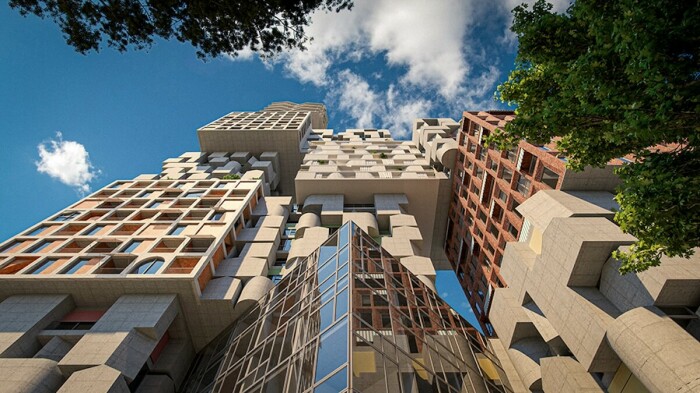 Один куб имеет размеры с полноценный семиэтажный дом (концепт Hora Vertikale). | Фото: designboom.com. Один куб имеет размеры с полноценный семиэтажный дом (концепт Hora Vertikale). | Фото: designboom.com.