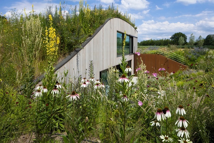 The House Underground стал единым целым с окружающим ландшафтом (Нидерланды). | Фото: homebydleni.cz.