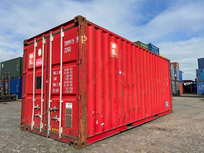 20-футовый контейнер стал основой крошечного дома «Магнолия». | Фото: hz-containers.com.