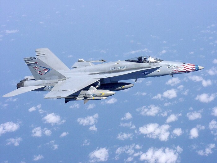 F/A-18 Hornet, аэродинамичный, универсальный и хорошо вооруженный/ Фото: wikimedia.org F/A-18 Hornet, аэродинамичный, универсальный и хорошо вооруженный/ Фото: wikimedia.org