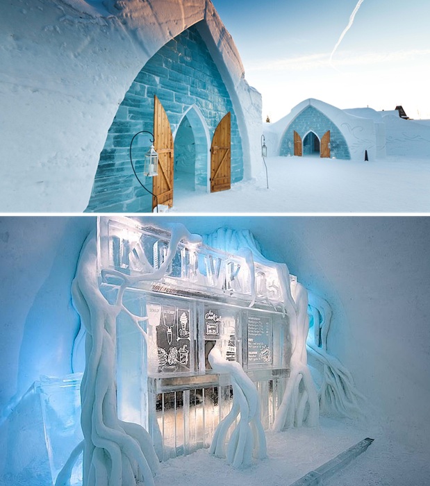 Устроители Icehotel предлагают погрузиться в зимнюю сказку (Швеция). Устроители Icehotel предлагают погрузиться в зимнюю сказку (Швеция).