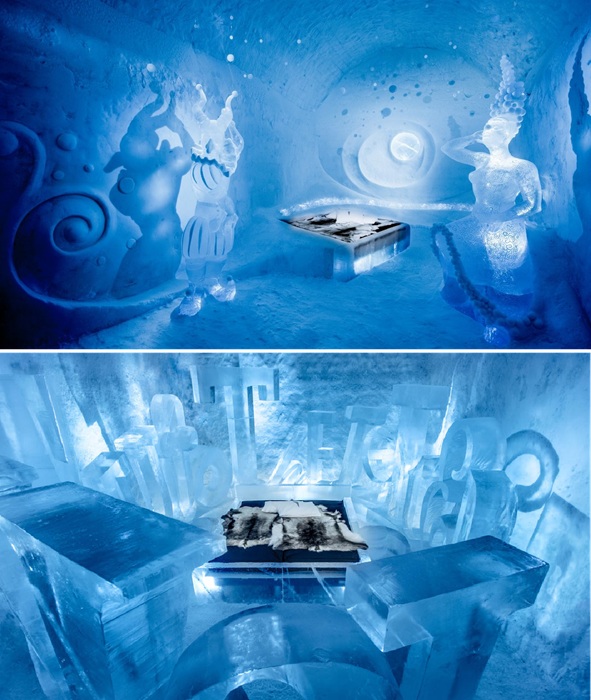 Волшебные сюжеты гарантируют незабываемый отдых каждую зиму (Icehotel, Швеция). Волшебные сюжеты гарантируют незабываемый отдых каждую зиму (Icehotel, Швеция).