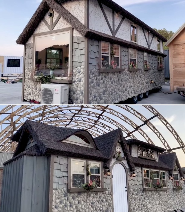 Колоритный фасад мобильного дома под названием «Бриз океана». | Фото: incredibletinyhomes.com. Колоритный фасад мобильного дома под названием «Бриз океана». | Фото: incredibletinyhomes.com.