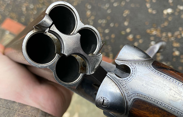 Ружьё системы Ланкастера./ Фото: vintageguns.co.uk Ружьё системы Ланкастера./ Фото: vintageguns.co.uk