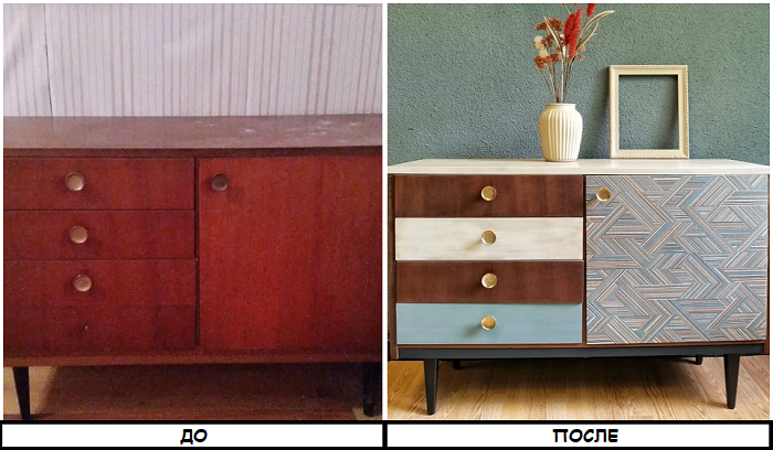 Советский комод можно переделать в стильный предмет интерьера. / Фото: realt.onliner.by Советский комод можно переделать в стильный предмет интерьера. / Фото: realt.onliner.by