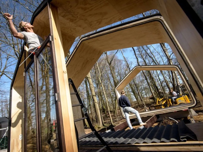 Собрать дом можно за 24 часа. | Фото: ecocasapasiva.es.