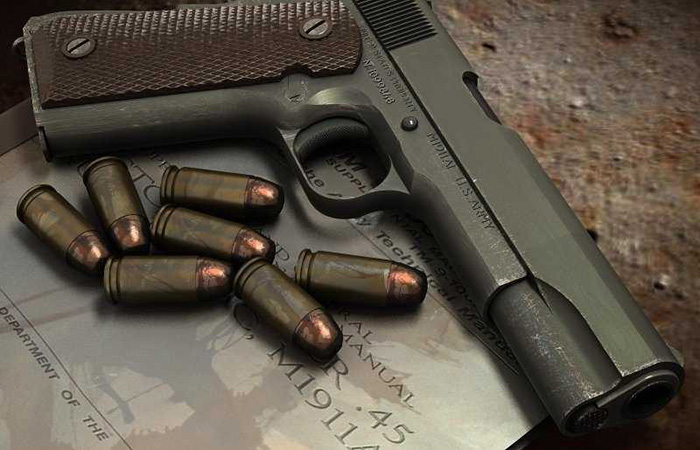 Пистолет образца 1911 года./ Фото: air-gun.ru