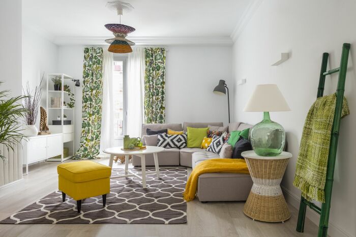 Яркие акценты не запрещены /Фото:houzz.ru Яркие акценты не запрещены /Фото:houzz.ru