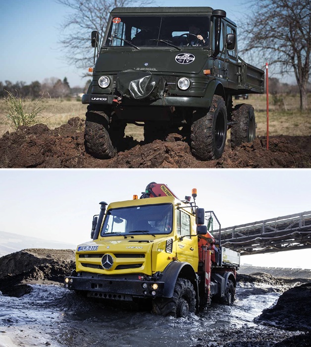 Грузовик-вездеход Mercedes-Benz' Unimog также может вдохновить на преобразования. Грузовик-вездеход Mercedes-Benz' Unimog также может вдохновить на преобразования.