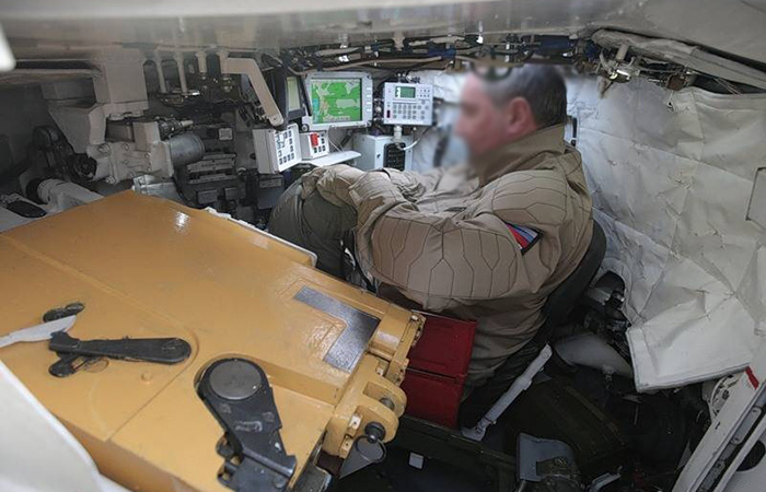 Внутри танка Т-90СМ./ Фото: vk.com