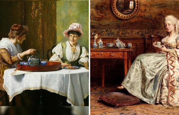 Именно герцогиня Бедфорд ввела моду на чаепития в пять часов. Именно герцогиня Бедфорд ввела моду на чаепития в пять часов.