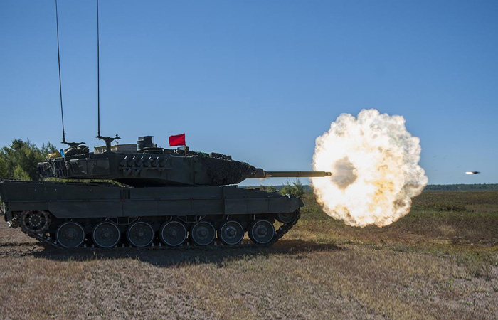 Выстрел из танка Leopard 2./ Фото: canada.ca