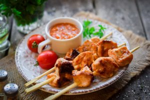 шашлык из курицы