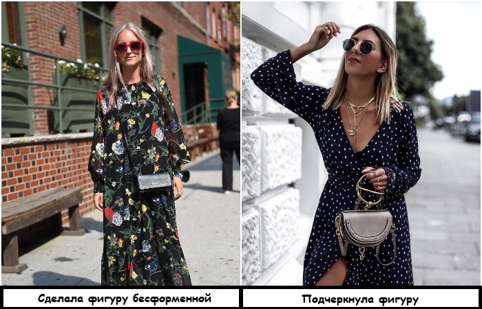 Платье в мелкий горошек выглядит элегантно Платье в мелкий горошек выглядит элегантно
