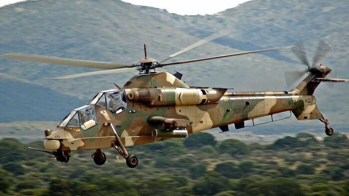 Denel AH-2 Rooivalk находится на вооружении ЮАР/ Фото: youtube.com Denel AH-2 Rooivalk находится на вооружении ЮАР/ Фото: youtube.com