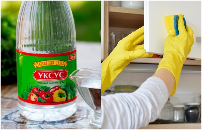 Протрите шкафчик на кухне внутри и снаружи Протрите шкафчик на кухне внутри и снаружи