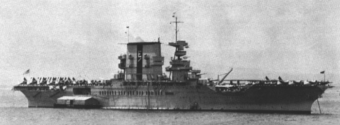 Авианосец Саратога. /Фото: wikimedia.org. Авианосец Саратога. /Фото: wikimedia.org.
