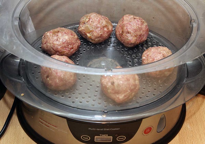Мясные котлеты на пару. / Фото: kasheloff.ru Мясные котлеты на пару. / Фото: kasheloff.ru